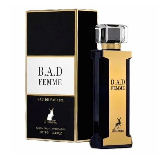 عطر ادکلن الحمبرا بد فمه (مشابه کارولینا هررا گودگرل مشکی) | Alhambra B.A.D Femme